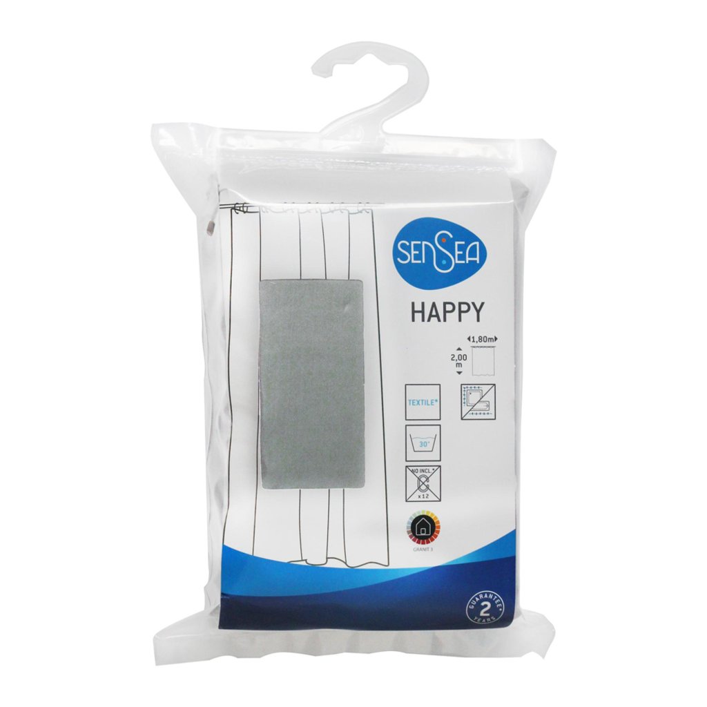 

Шторка для душа SENSEA Granit Happy 180х200 см (12045033)