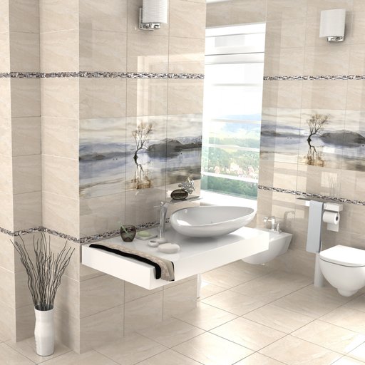 

Плитка настенная Golden Tile Wanaka бежевая 25х40 см, 1,6 м.кв. 12027792