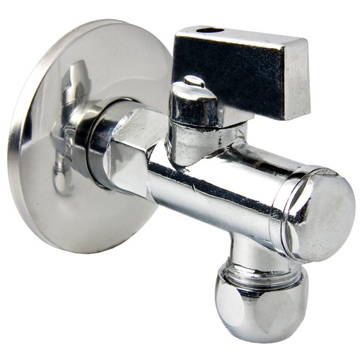 

Кран шаровый Valtec 1/2"х1/2" Нр-Нр угловой с фильтром хромированный 10808504