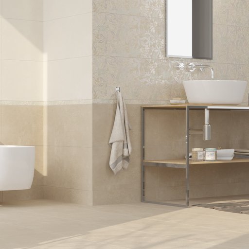 

Плитка для пола Golden Tile Swedish Wallpapers бежевая 40х40 см, 1,12 м.кв. 12029423