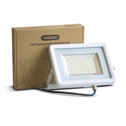 

Прожектор LED VIDEX 30 W 5000 К 220V белый slim (11609206)