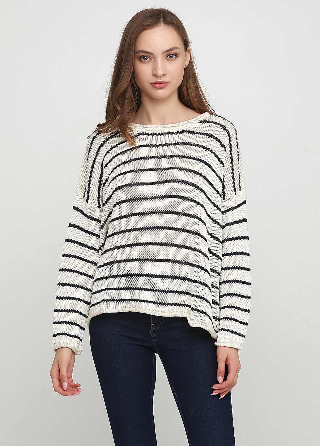 

Свитшот H&M M Темно-синий/белый 0610274_02