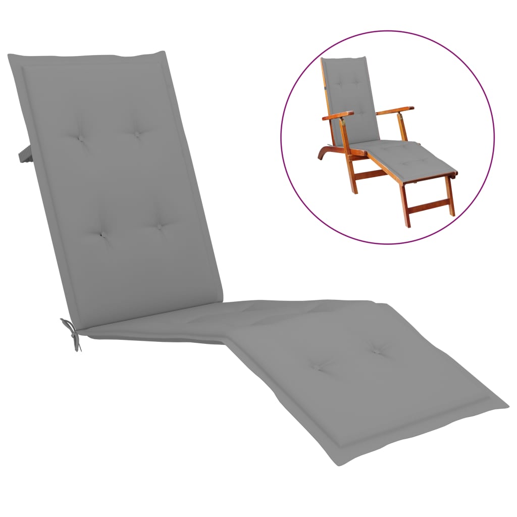 

Подушка для лежака Shumee сірий колір (75 + 105) x50x4 см 314174