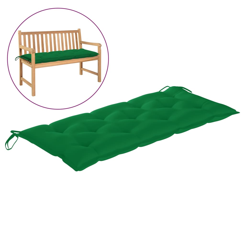 

Подушка для садової лавки Shumee зелений колір 120x50x7 см тканина 314949