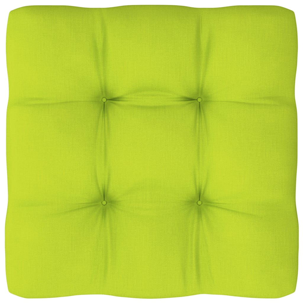 

Подушка для дивана з піддонів Shumee світло зелений колір 80x80x12 см. 314410