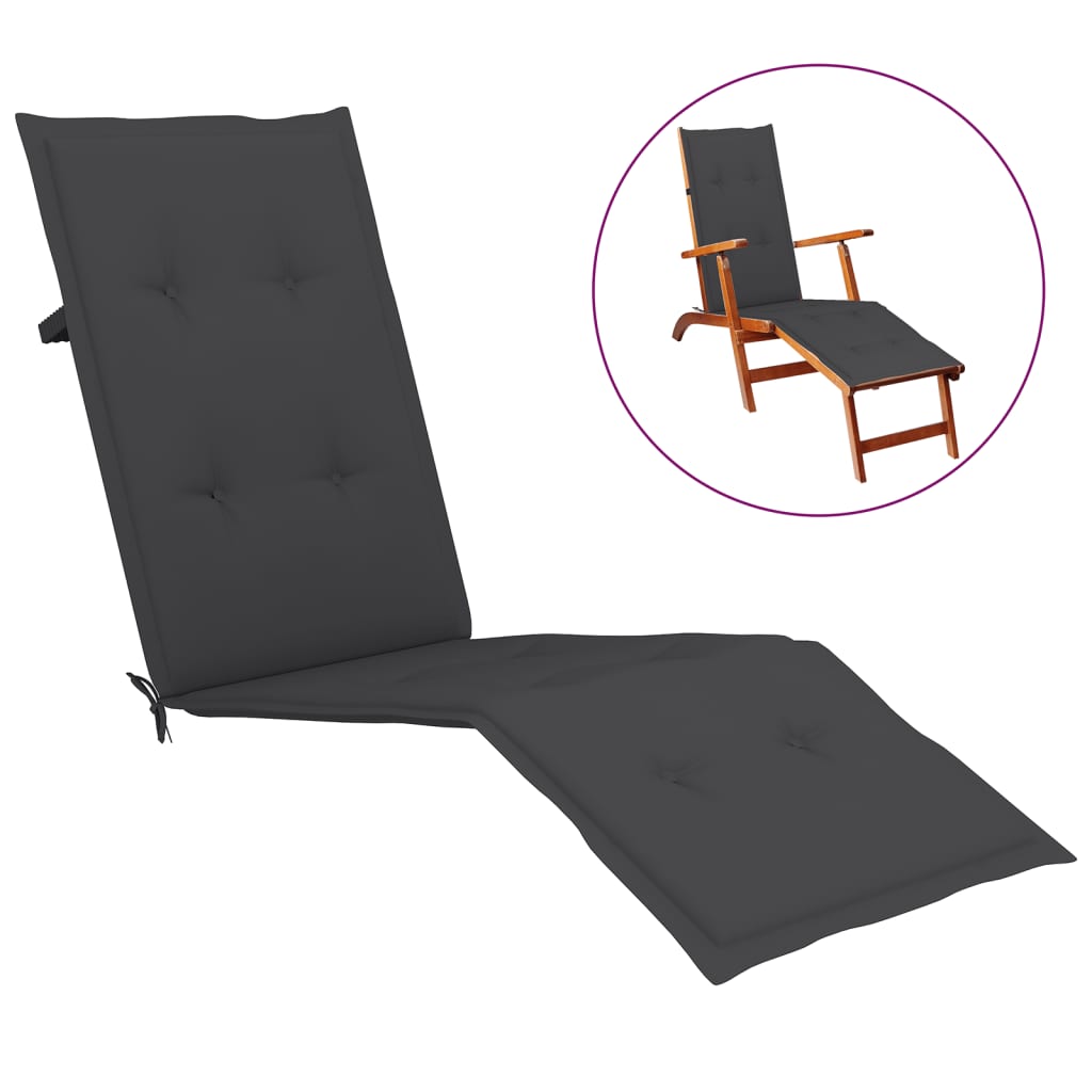 

Подушка для лежака Shumee антрацит (75 + 105) x50x4 см 314173