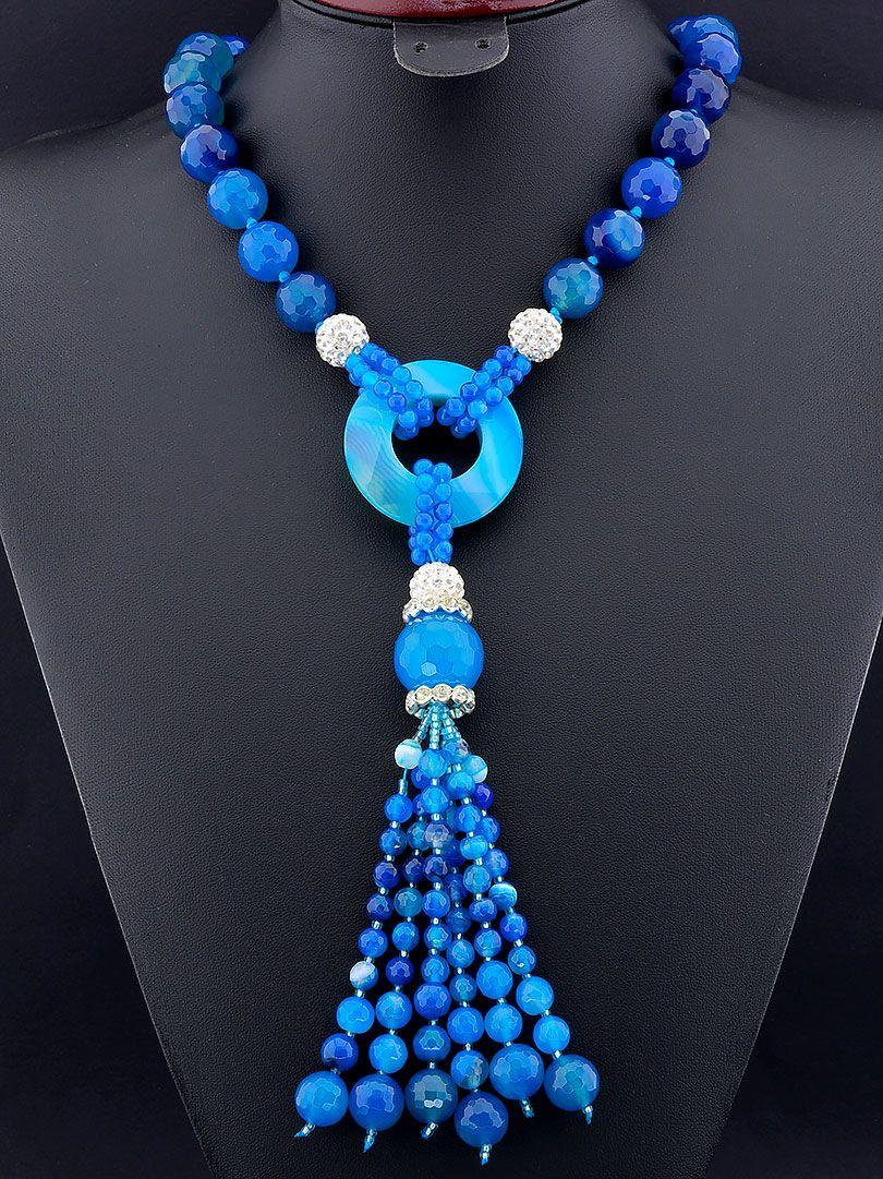 

Бусы Агат 62 см.016881