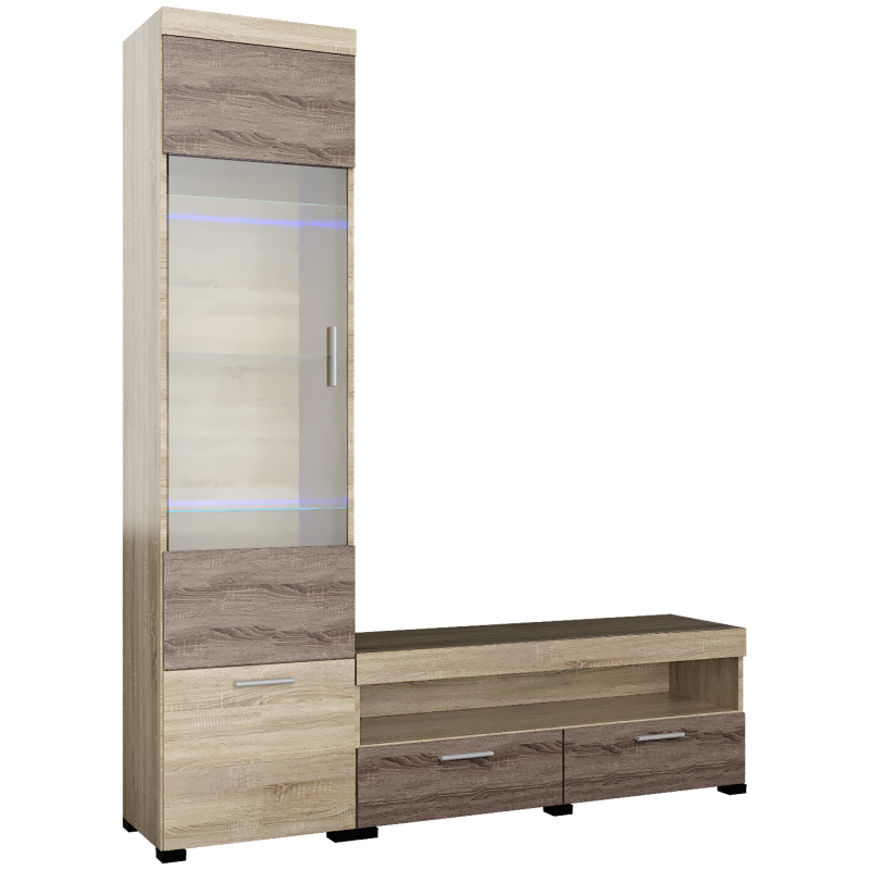 

Гостиная Британия Комплект-5 Omni Дом Комби Сонома + Трюфель