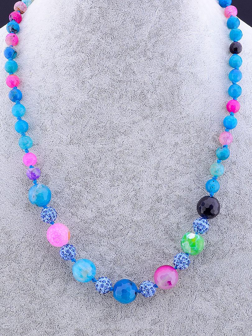 

Бусы Агат 58 см.017675