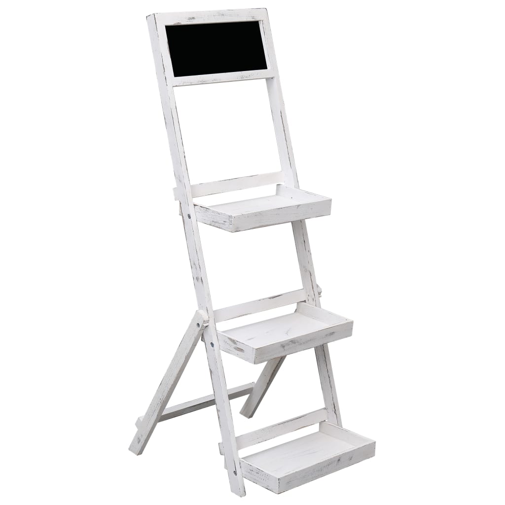 

Підставка для квітів з білою дошкою Shumee 42 x 40 x 120 см дерево біла 284250