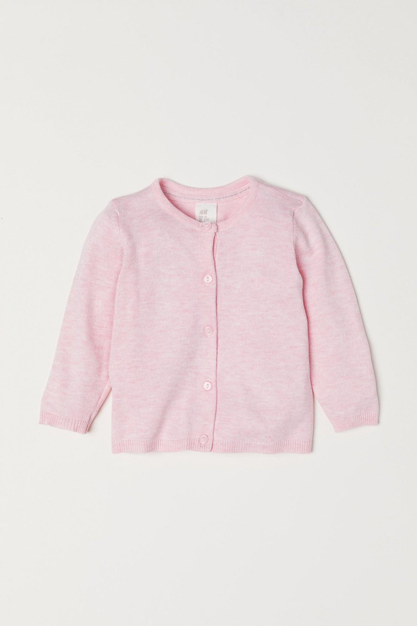 

Кардиган H&M тонкой вязки 80 розовый 5-0023