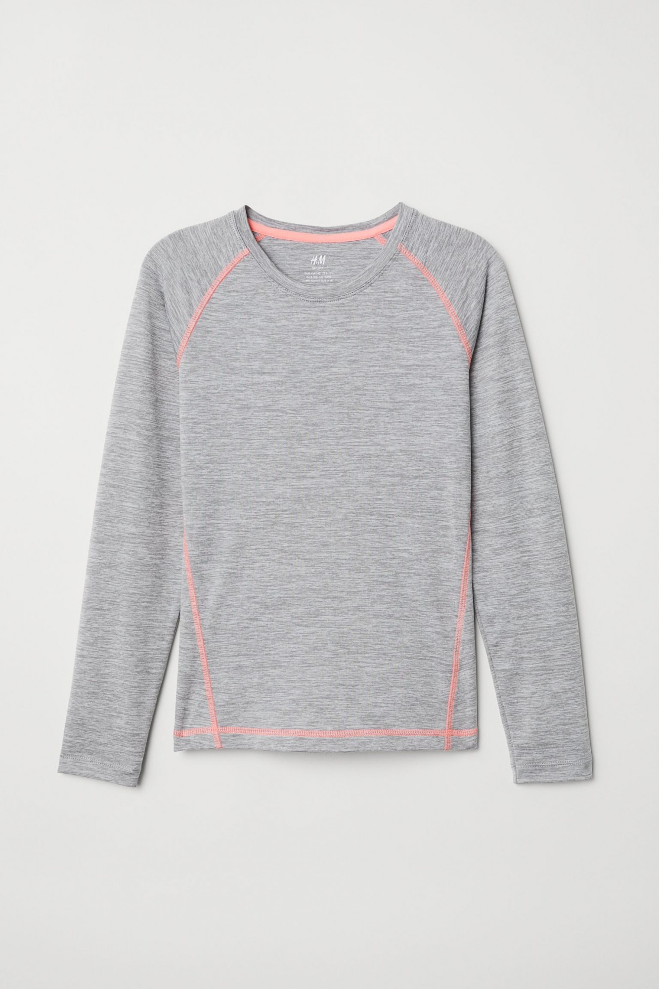 

Лонгслив H&M спортивный 98-104 серый 4-0065