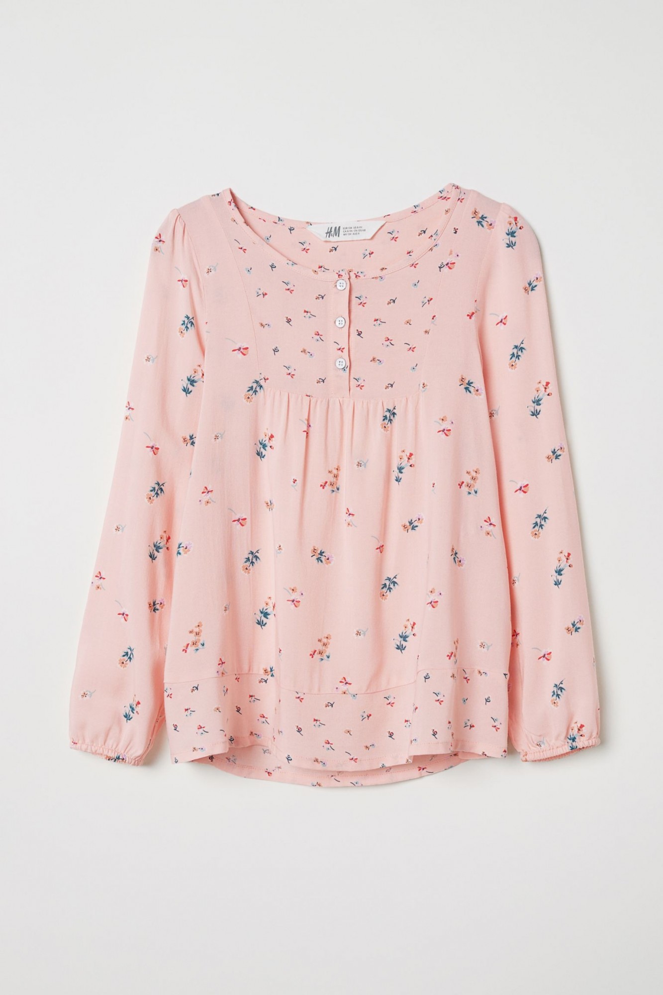 

Блуза H&M с рисунком 92 розовая 3-0008