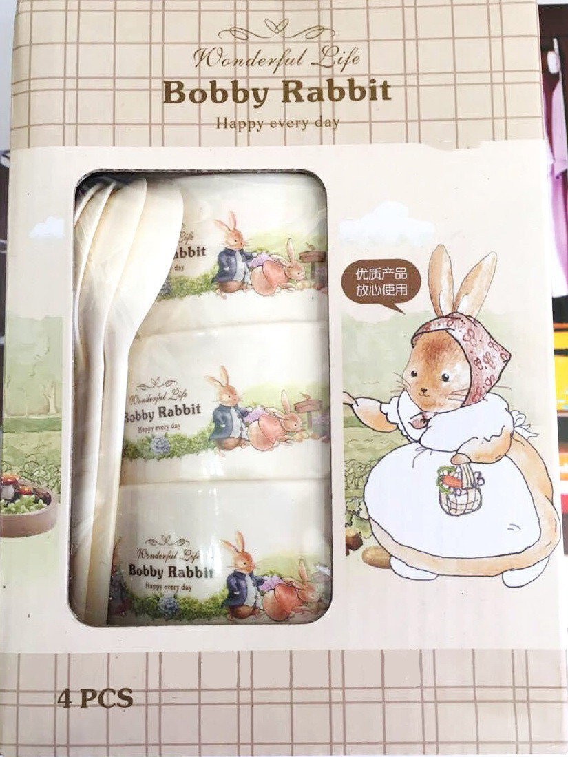 

Набор детских тарелок Bobby Rabbit Wonderful