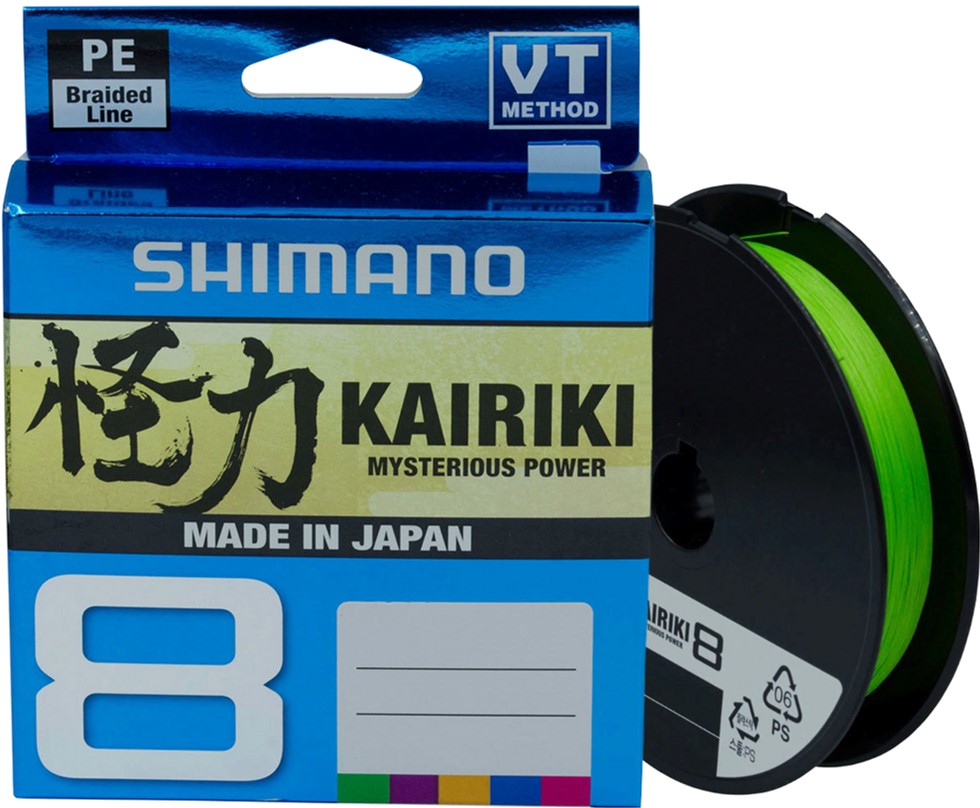 

Шнур Shimano Kairiki 8 PE (Mantis Green) 150 м 0.28 мм 29.3 кг (22669697)