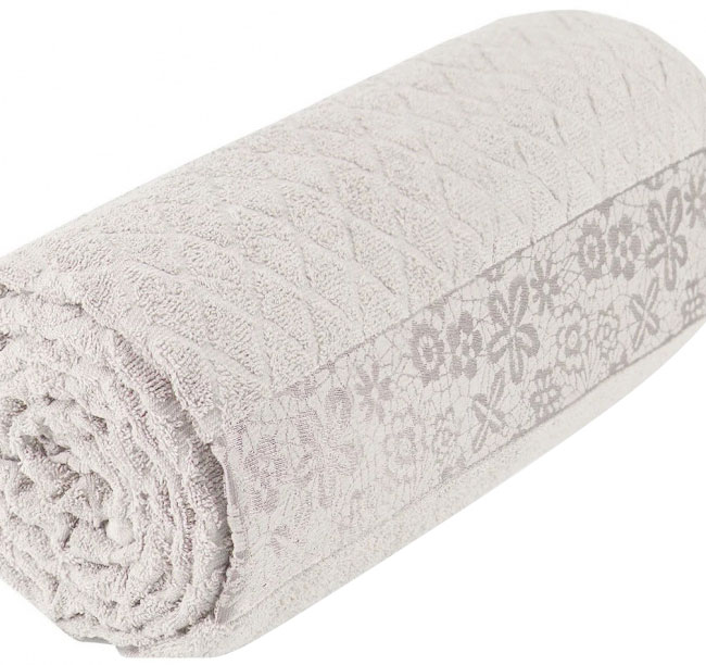 

Махровая простыня-пике Sikel Cotton Botanik 200x220 Бежевая (ts-2000100147382)