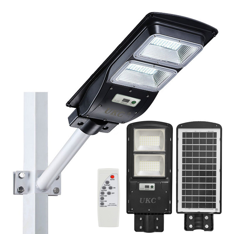

Светильник уличный на солнечной батарее с датчиком движения UKC Cobra R2 250W + пульт (7779)