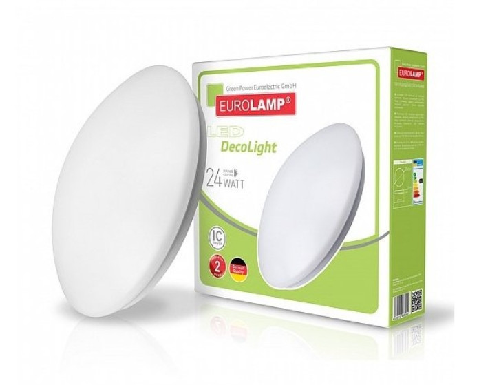 

Светильник светодиодный Eurolamp 24Вт 4000K LED-NLR-24/4(F)new