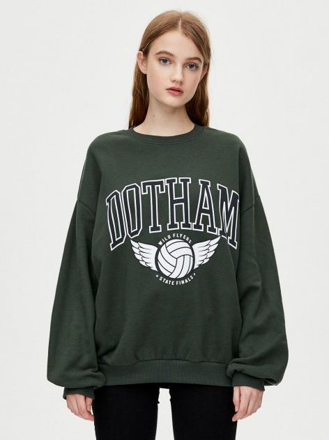 

Свитшот Pull & Bear 5590/330/501 S Зеленый
