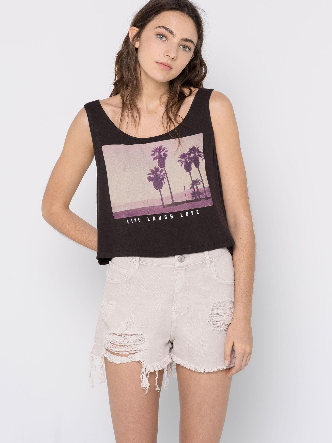

Топ Pull & Bear 9239/344/833  Коричневый, Топ Pull & Bear 9239/344/833 XS Коричневый