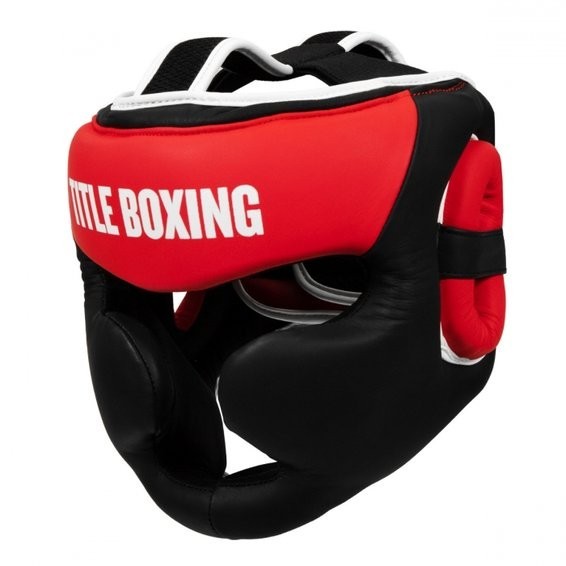 

Боксерский шлем TITLE Select Leather Full Face Training Headgear Размер: L/XL Черный