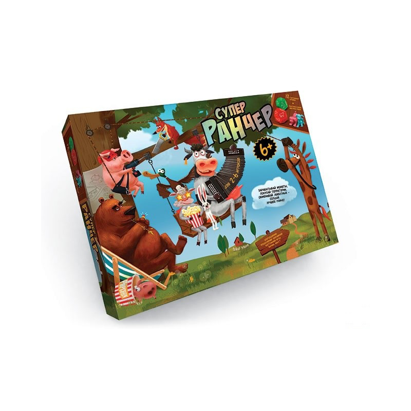 

Игра настольная Danko Toys Супер Ранчер (Рус) (G-FL-01-01)