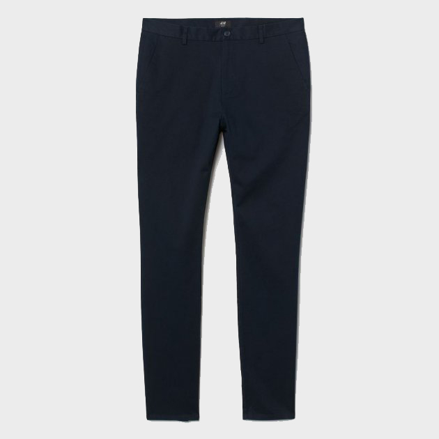 

Брюки H&M 060744306 44 Темно-синие