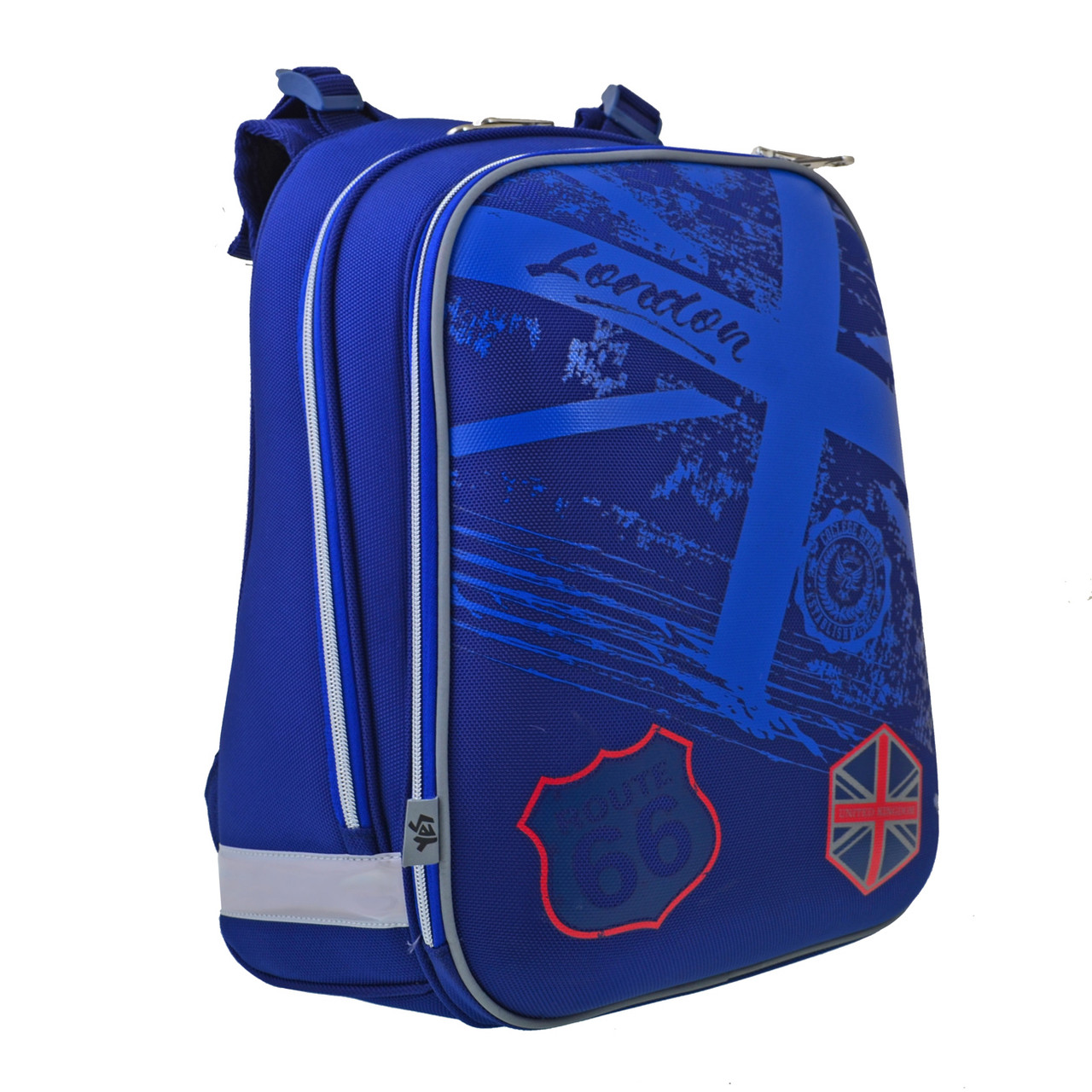

Рюкзак школьный каркасный для мальчика YES H-12 "Route 66" 17 л 38x30x15 см Синий