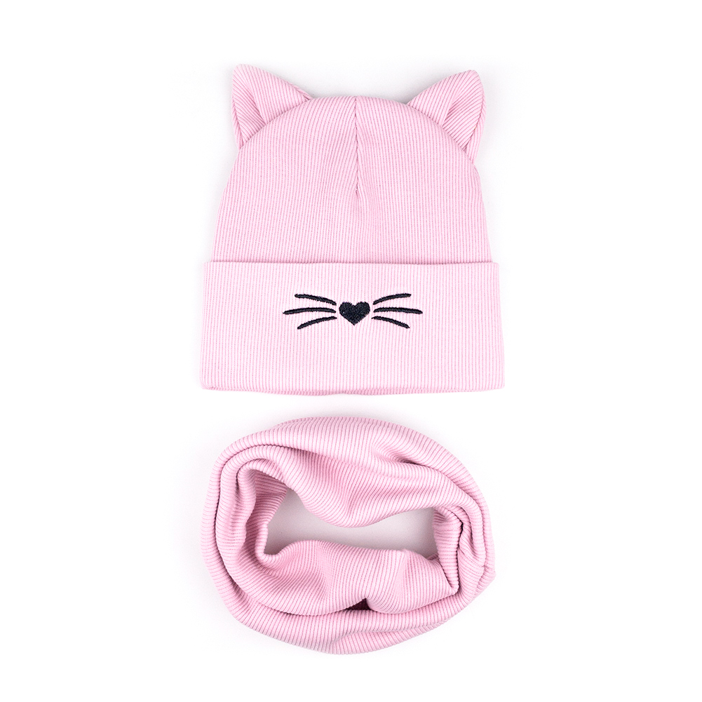 

Демисезонный Комплект Шапка и Хомут Моника 52-54см 01587 Светло-розовый Talvi