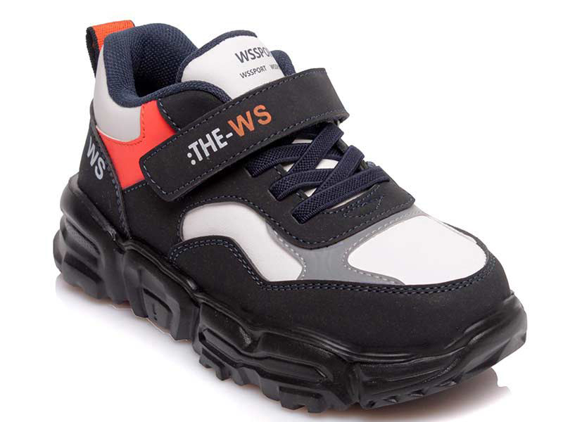 

Детские кроссовки деми Weestep 53851 DB (27-32)-ASW для мальчика Черный р.29 (18,5 см.)