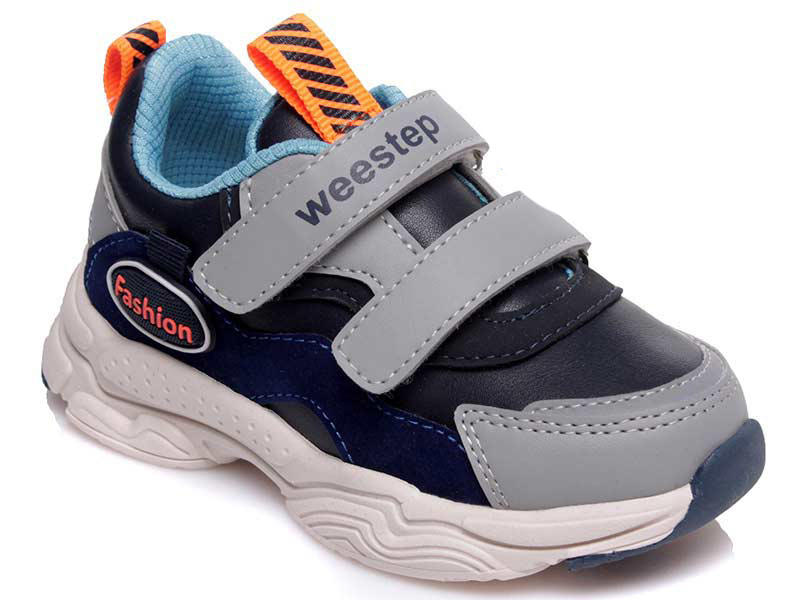 

Детские кроссовки деми Weestep 53321 GR (21-26)-ASW для мальчика Серый р.25 (16 см.)