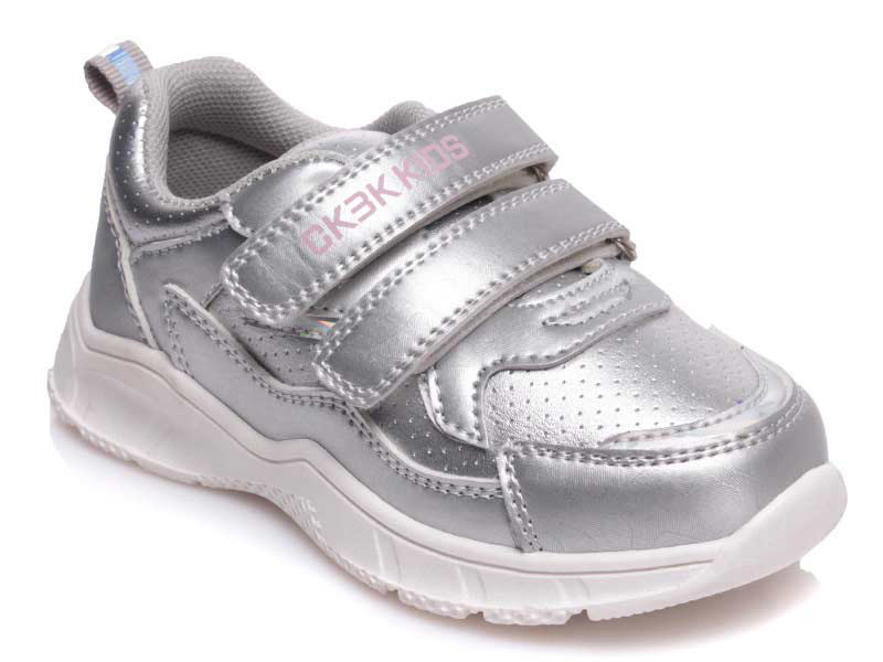 

Детские кроссовки деми Weestep 53202 S (22-26)-ASW для девочки Серебянный р.24 (15,5 см.)