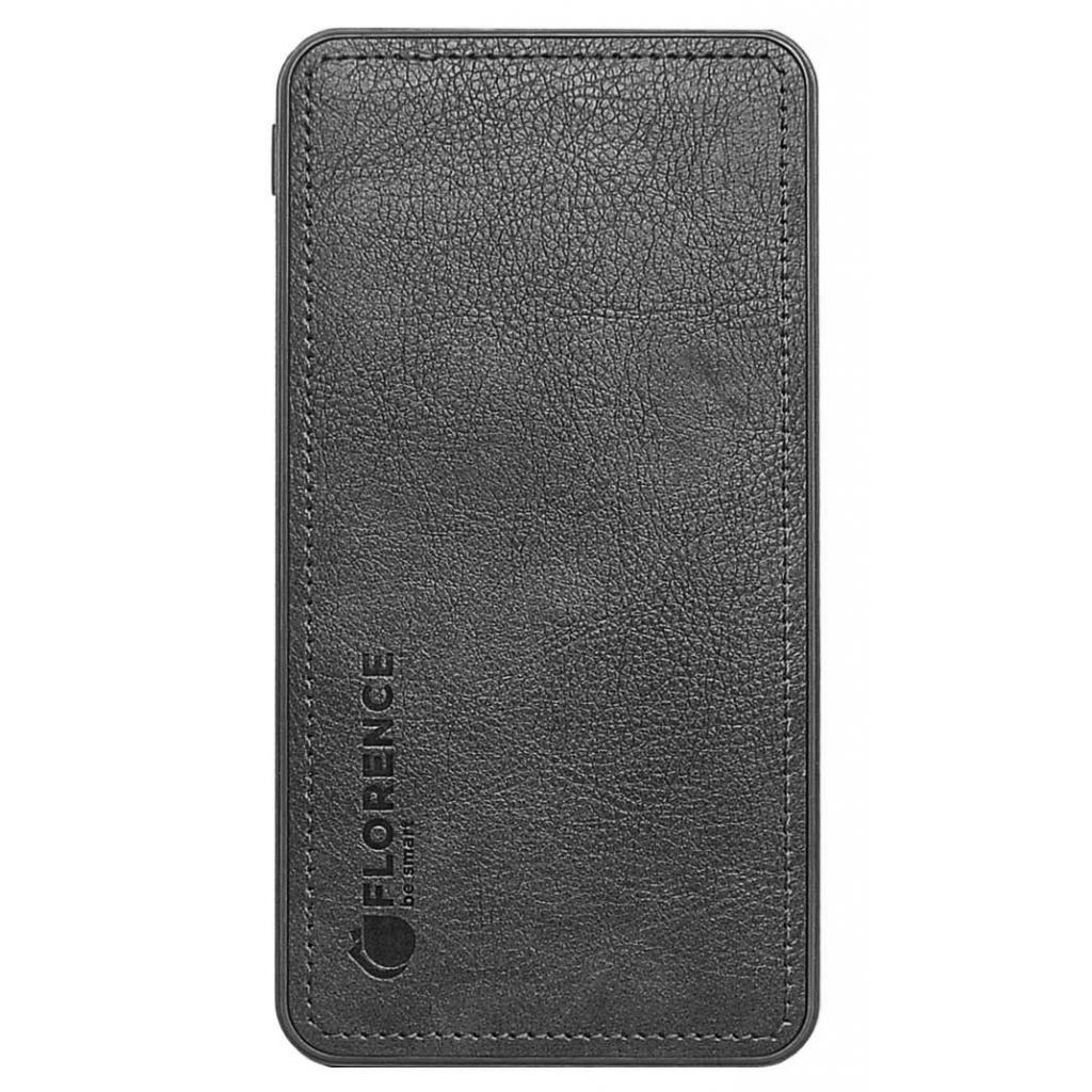 

Батарея универсальная Florence LEATHER Li-Pol 10000mAh Black (FL-3024-K)