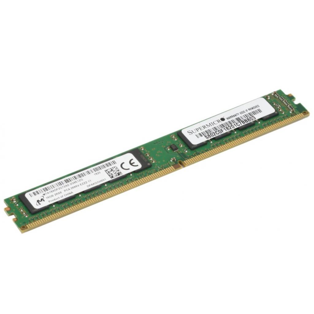 

Модуль памяти для сервера DDR4 16GB ECC UDIMM 2666MHz 2Rx8 1.2V CL19 VLP Micron (MTA18ADF2G72AZ-2G6E1)