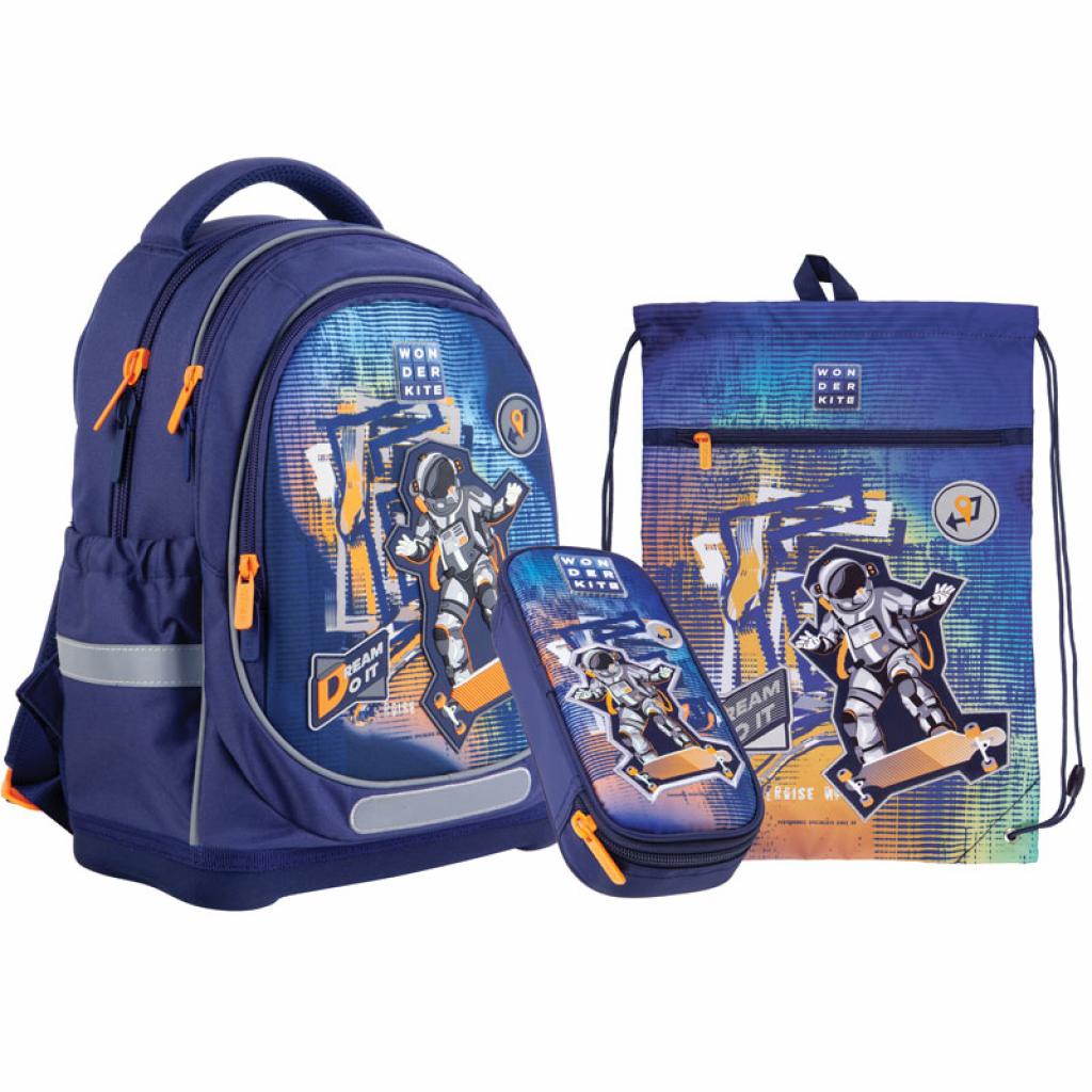 

Рюкзак школьный Kite Wonder Space Skating 724 Набор (SET_WK21-724S-2)