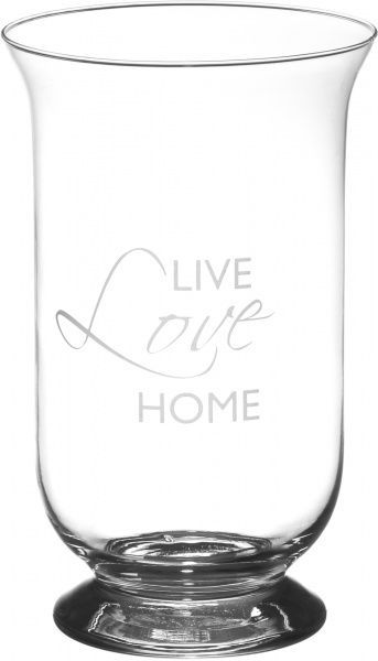 

Ваза скляна Wrzesniak Glassworks Live Love Home 25,0 х 25,0 см