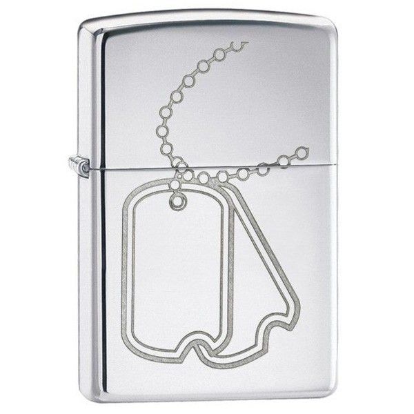 

Зажигалка Zippo 24836 DOG TAG HIGH POLISH CHROME