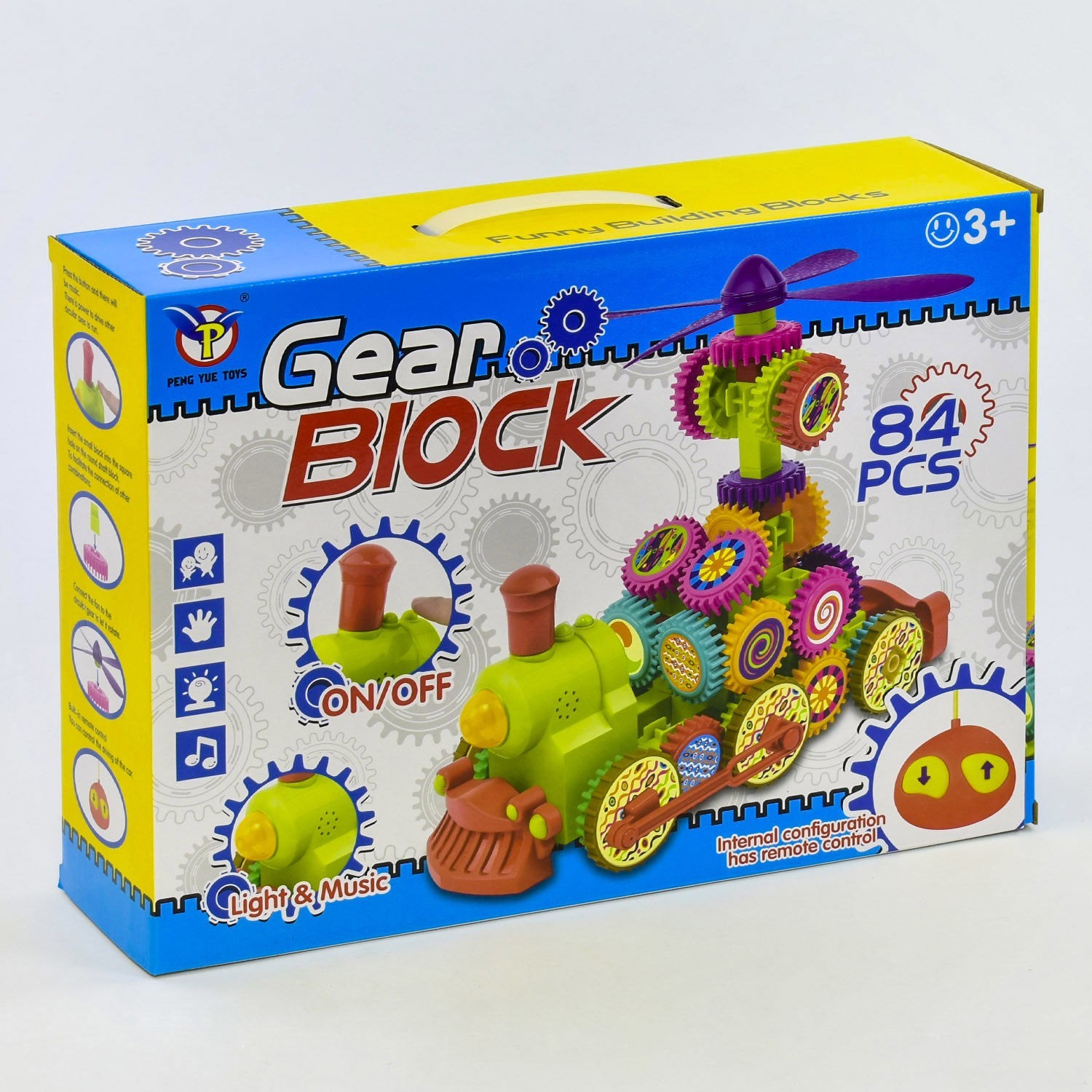 

Конструктор шестеренки Gear biock 9206 на р/у 84 детали