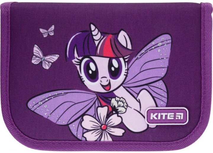 

Пенал без наполнения Kite Education My Little Pony 1 отделение 1 отворот Фиолетовый (LP21-621)