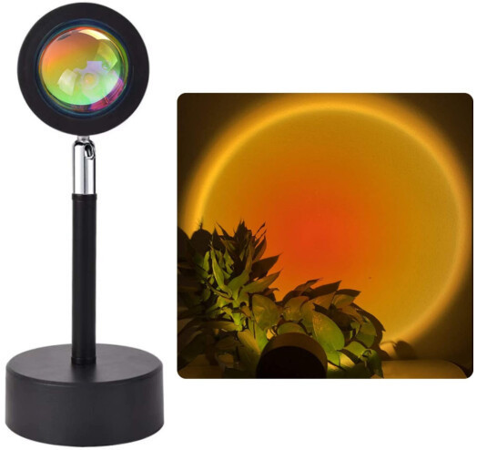 

Проекционный светильник Sunset Lamp fm-23 с эффектом заката, рассвета