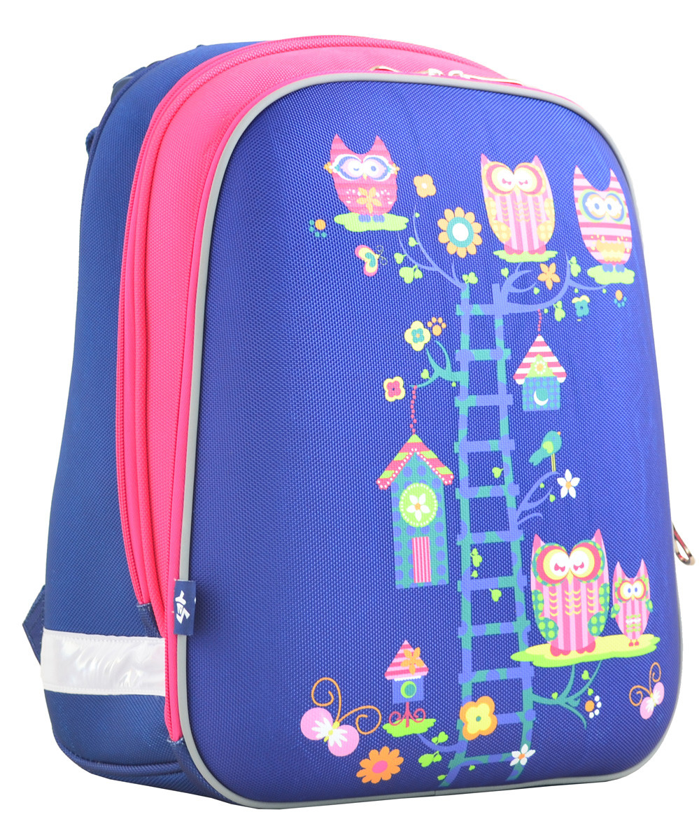 

Рюкзак школьный каркасный YES H-12 "Owl blue" 17 л 38x30x15 см Синий