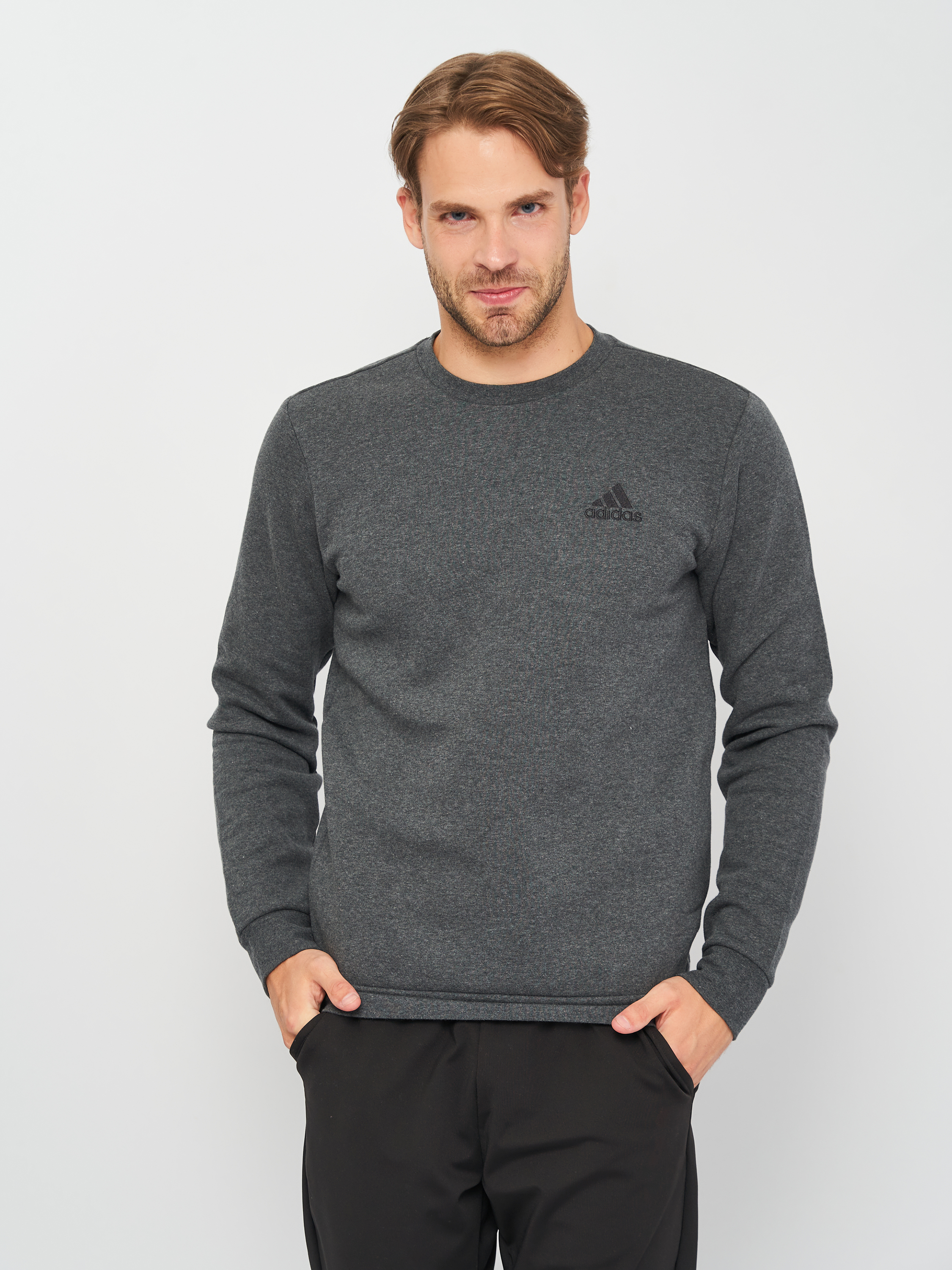 

Свитшот Adidas M Feelcozy Swt H12226  Dgreyh/Black, Свитшот Adidas M Feelcozy Swt H12226 4XL Dgreyh/Black