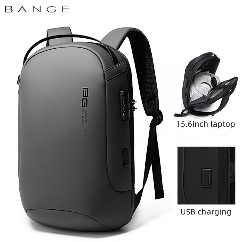

Мужской рюкзак Bange (BGS7225 Gray) с USB Серый