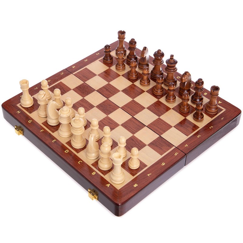 

Деревянные шахматы настольная игра ZOOCEN 30 x 30 см X3008