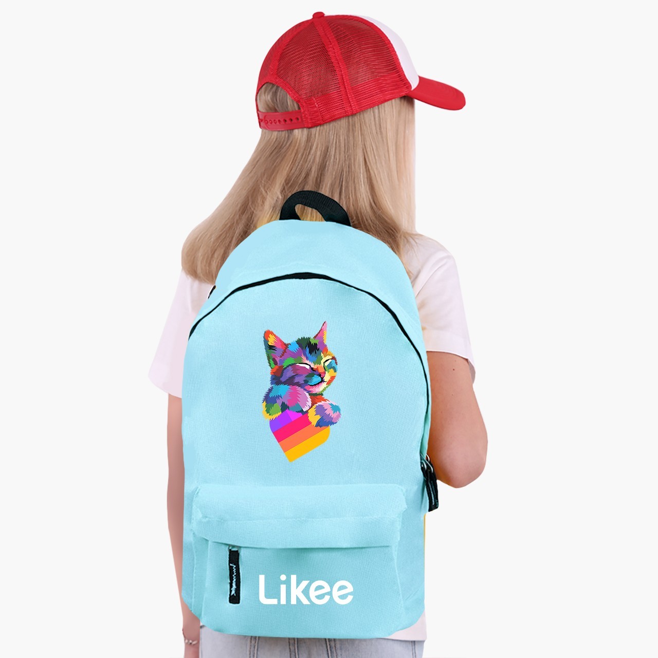 

Рюкзак детский Лайк Кот (Likee Cat) (9263-1040) 17 л Голубой