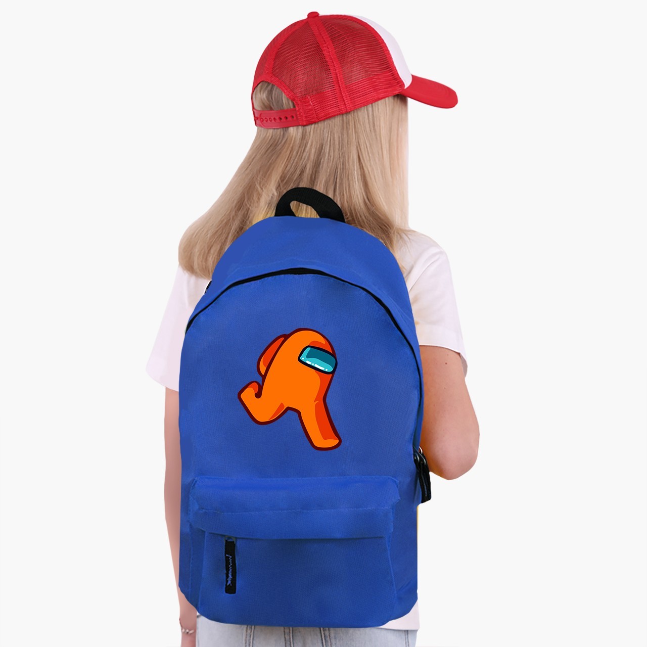 

Рюкзак детский Амонг Ас Оранжевый (Among Us Orange) (9263-2408) 17 л Синий