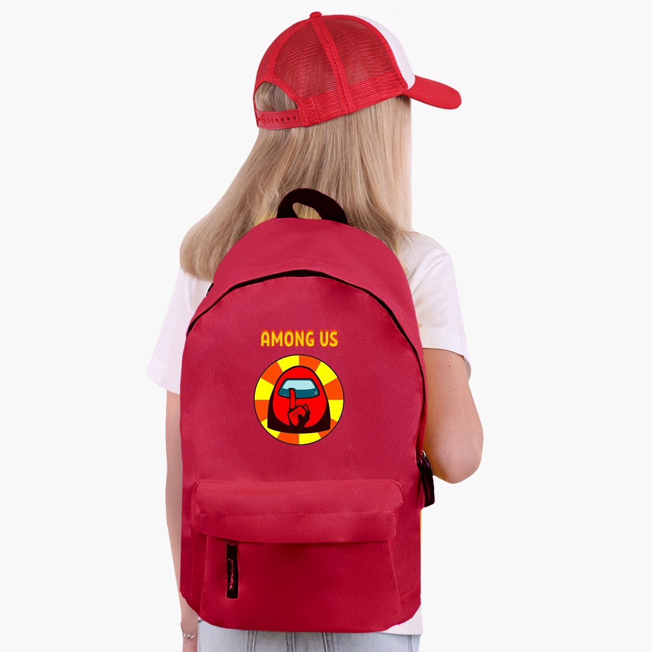 

Рюкзак детский Амонг Ас Красный (Among Us Red) (9263-2412) 17 л Красный