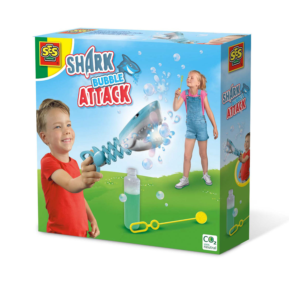 

Игровой набор с мыльными пузырями - АТАКА АКУЛЫ (мыльный раствор, аксессуары) 02265S