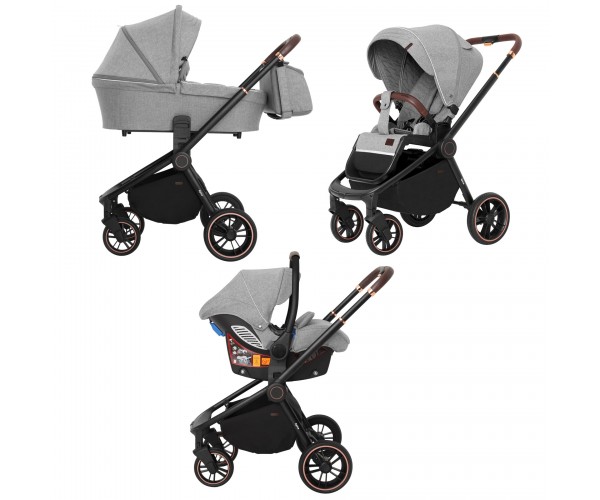 

Коляска универсальная CARRELLO Epica CRL-8511/1 (3in1), Серая