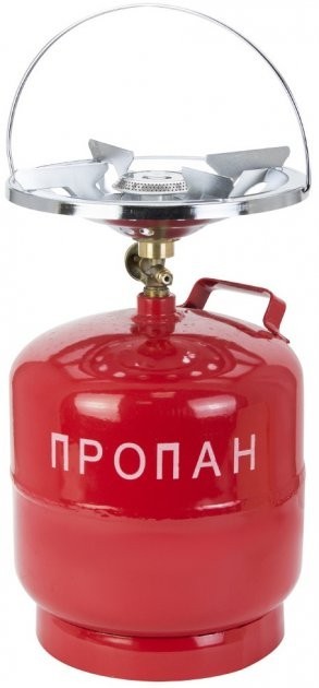 

Газовый Баллон 8л с Горелкой (Тарелкой) Туристический (Кемпинговый) Sigma